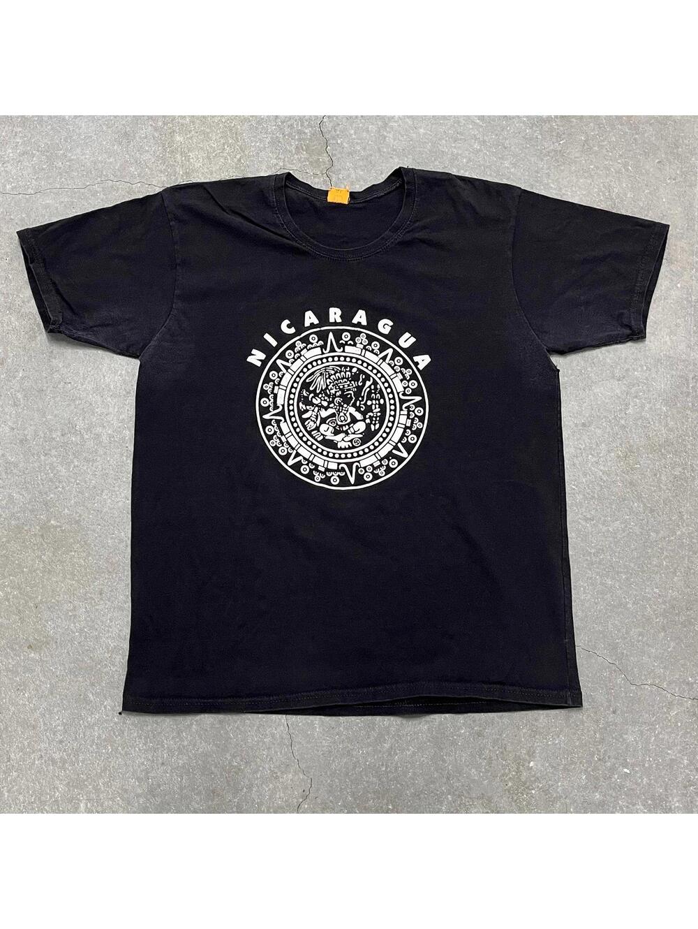 VTG Nicaragua Mayan Aztec Logo T Shirt